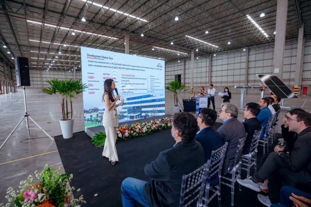 Gigante chinesa Arctech Solar inaugura unidade industrial em Camaçari